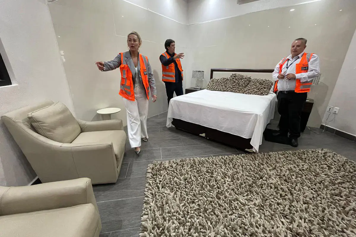 Ambientes de la terminal presidencial. Foto: Miniesterio de Obras Públicas